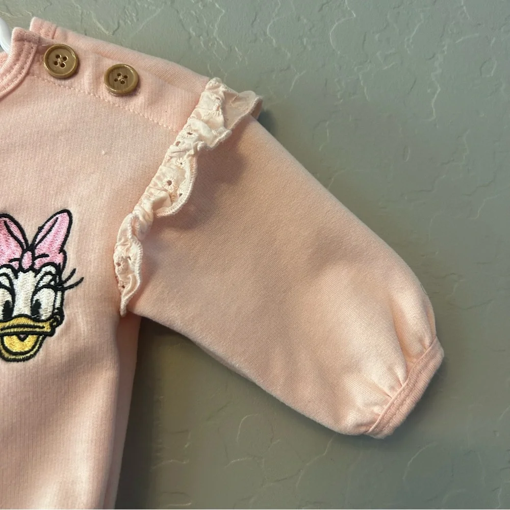 Disney Baby girls minnie, Daisy and figaro pink two piece outfit size 0-3 month